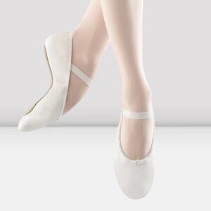 Bloch Ballet Dansoft Girls Leather Shoes 8A